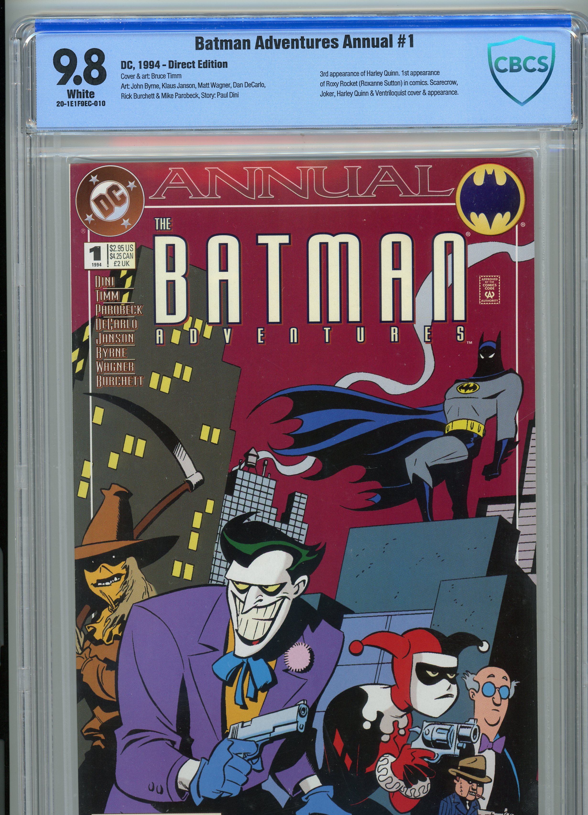 Batman Adventures Annual #1 CBCS 9.8